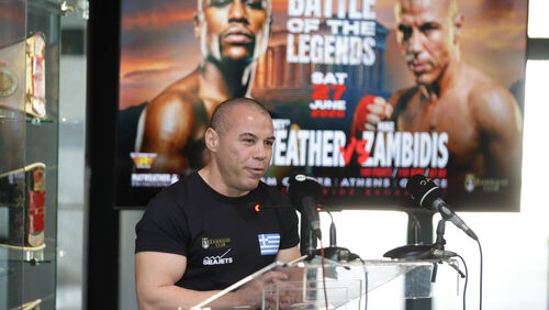 Η αντίστροφη μέτρηση για το «Mayweather vs Zambidis» έχει ξεκινήσει